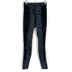Lululemon Just Breathe Pant 30" Animal Swirl Deep Coal Black Size 8